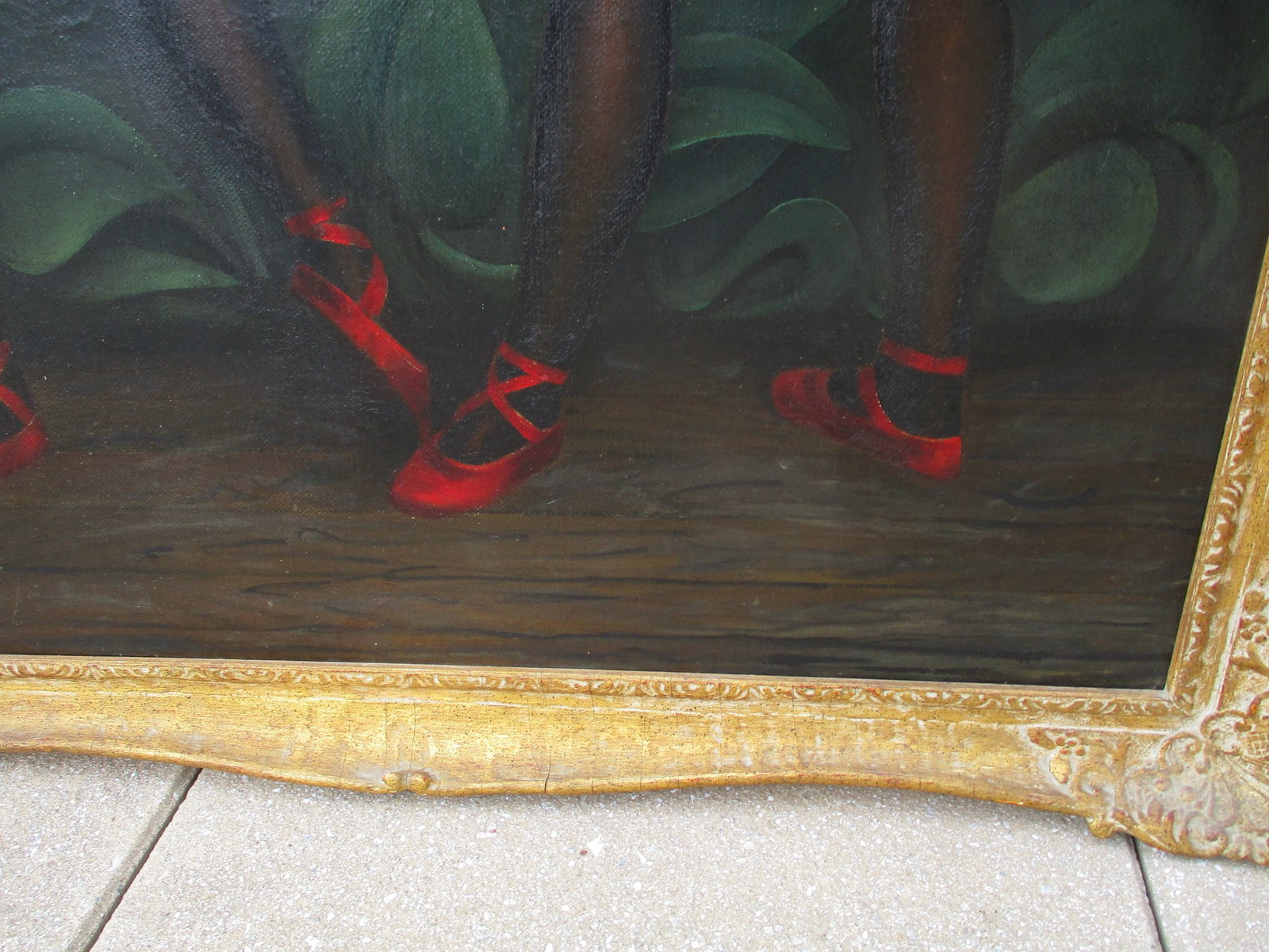 Black Swans Painting by June Cameron Circa 70s' - 5