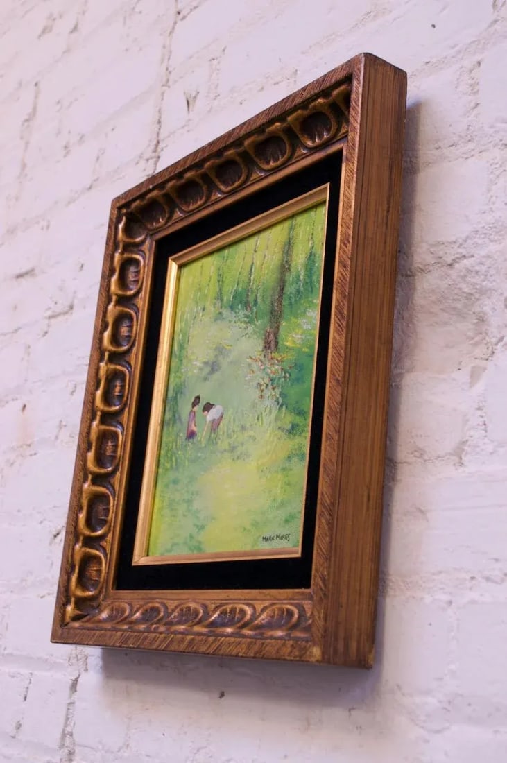 1960s Enamel on Copper Painting by Mark Moses - 2