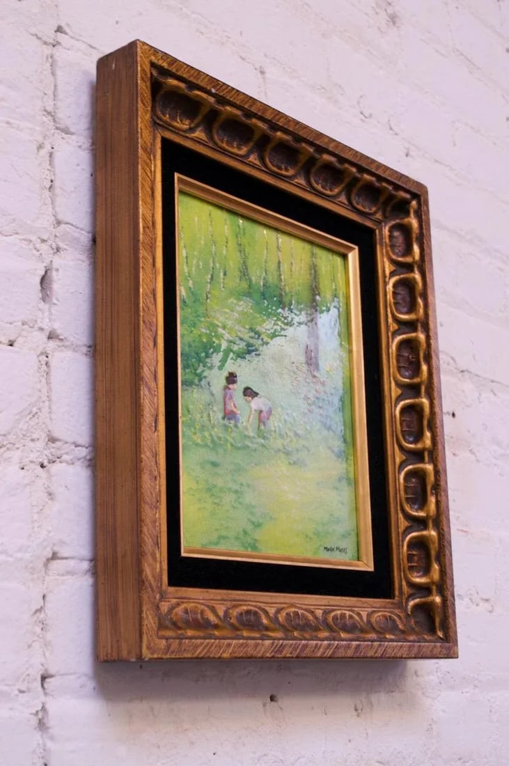1960s Enamel on Copper Painting by Mark Moses - 3