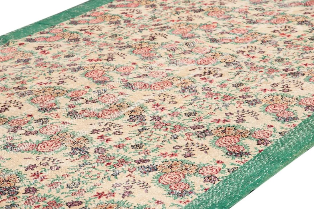 Mid 20th Century Vintage Overdye Rug - 10