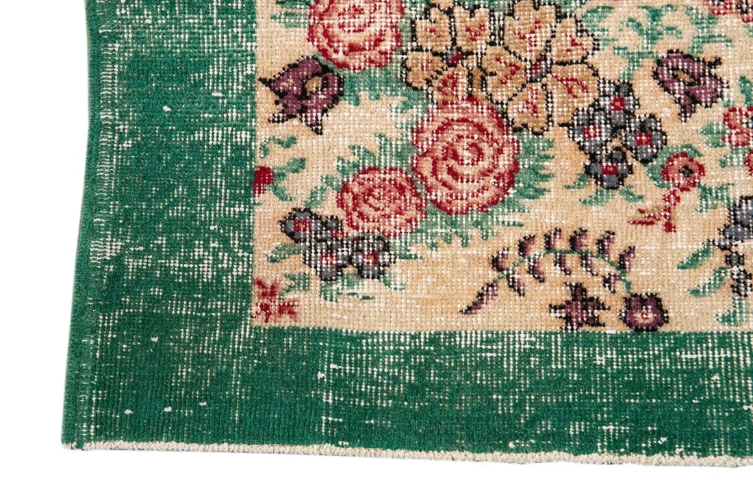 Mid 20th Century Vintage Overdye Rug - 12