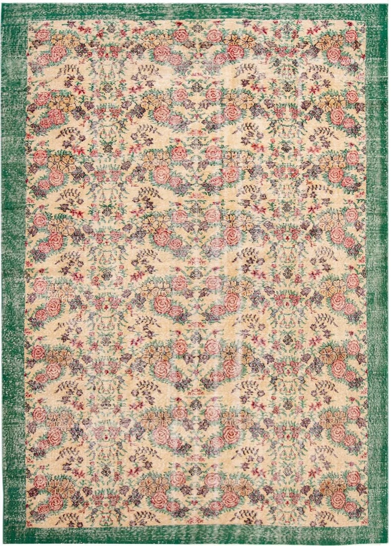 Mid 20th Century Vintage Overdye Rug - 13