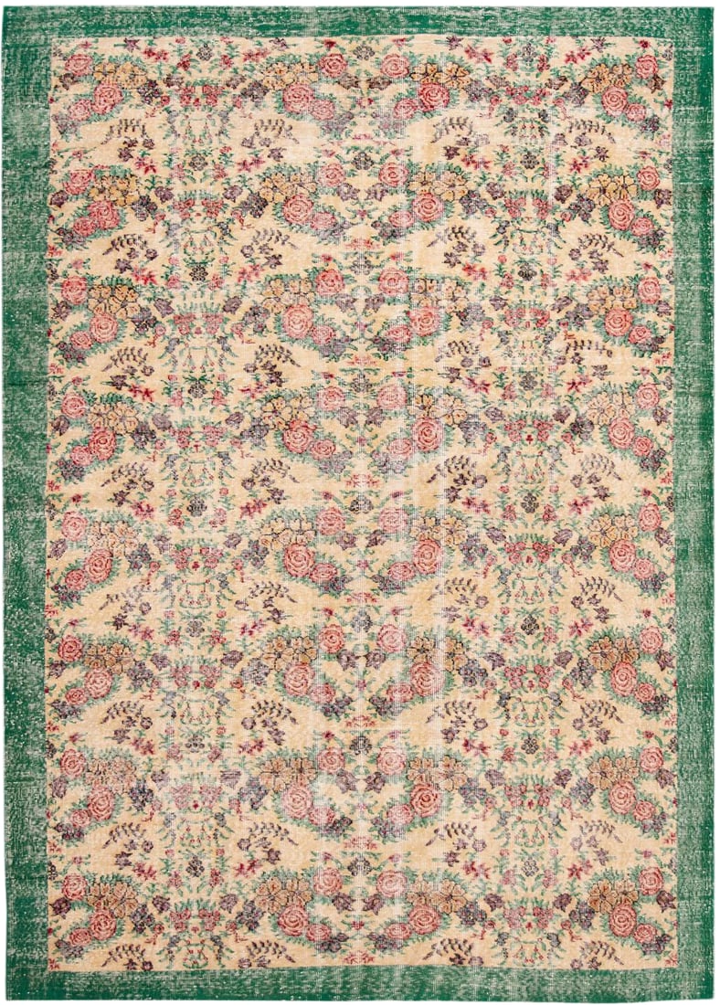 Mid 20th Century Vintage Overdye Rug (1 of 13)