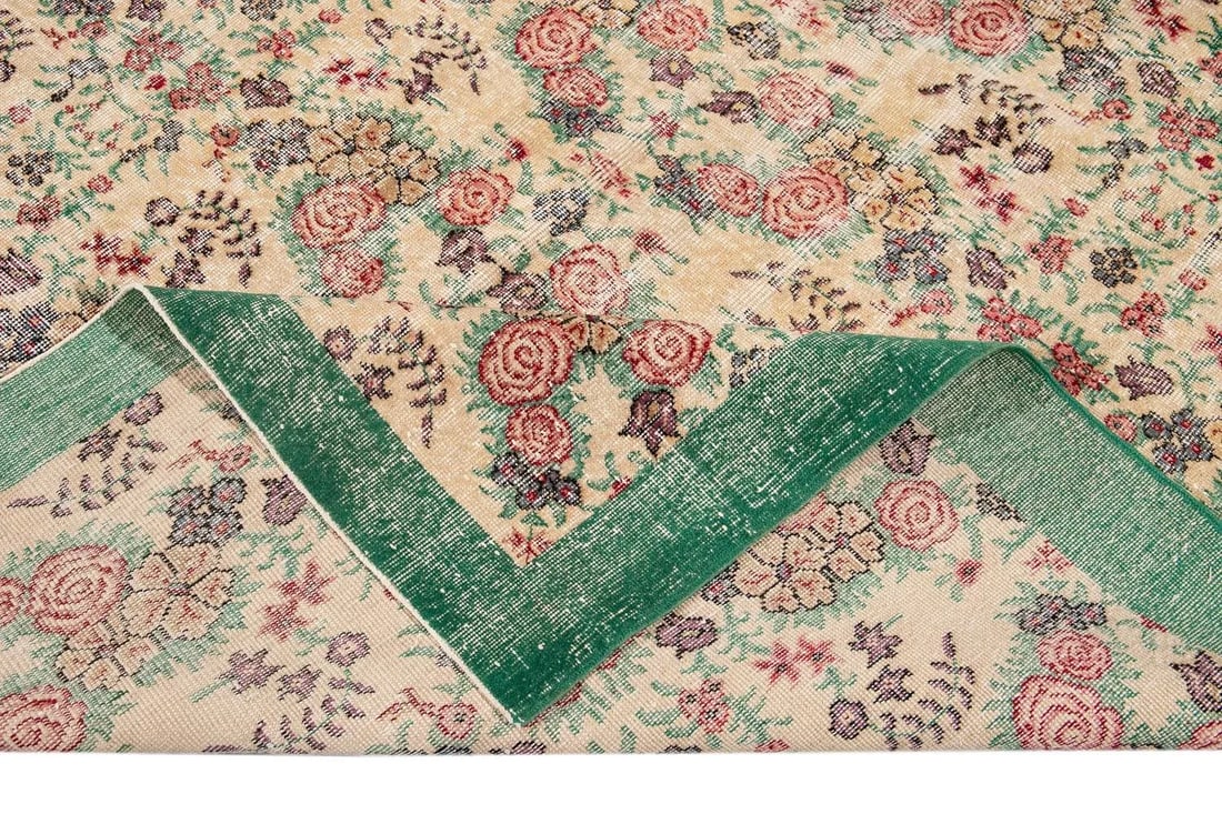 Mid 20th Century Vintage Overdye Rug - 3