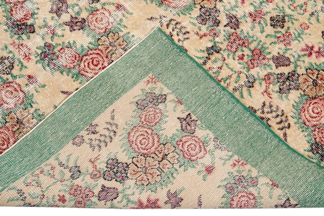 Mid 20th Century Vintage Overdye Rug - 4