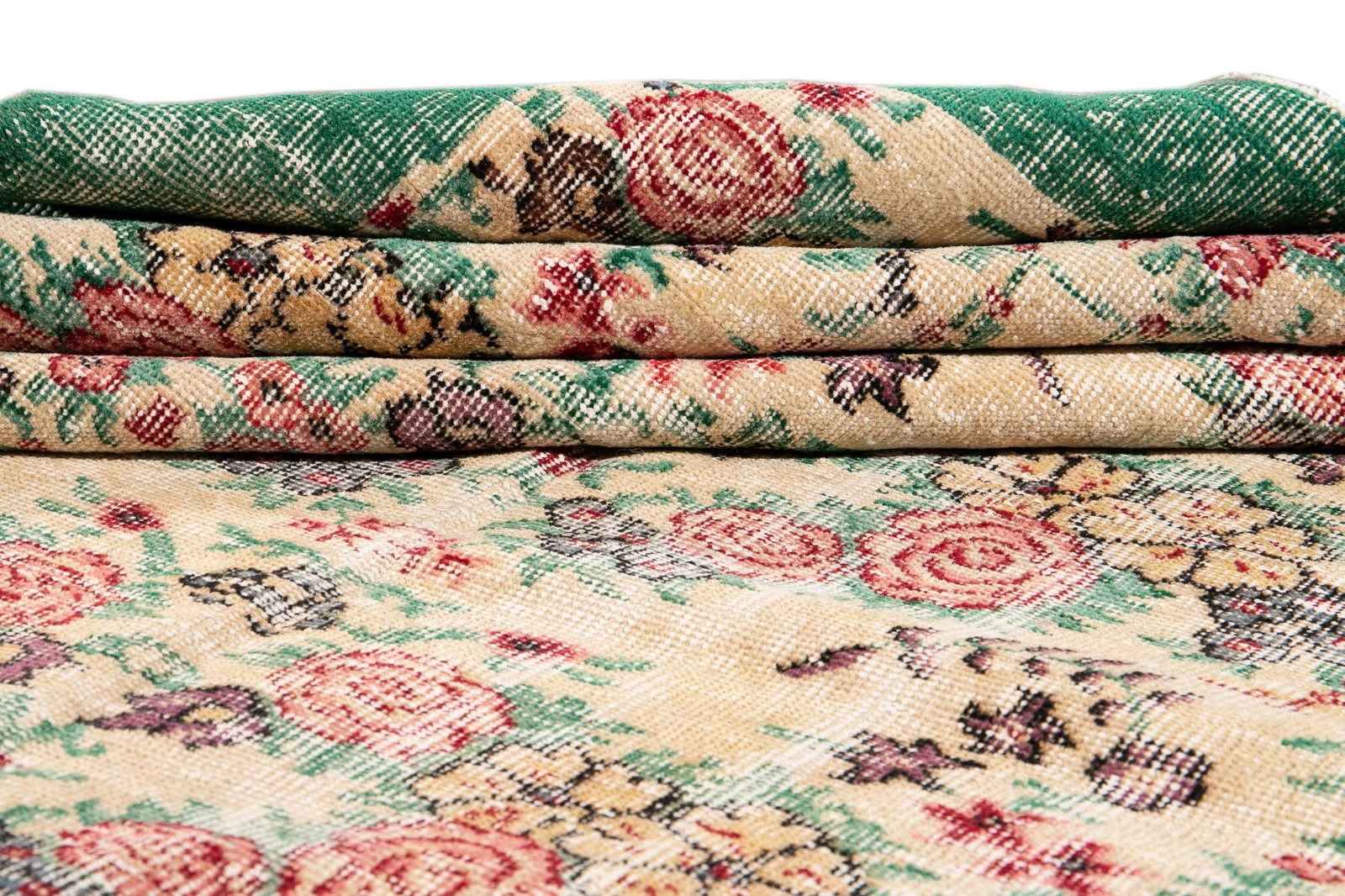 Mid 20th Century Vintage Overdye Rug - 5