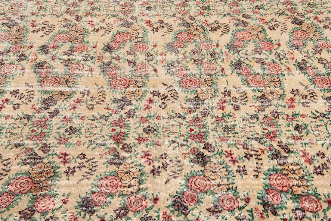 Mid 20th Century Vintage Overdye Rug - 8