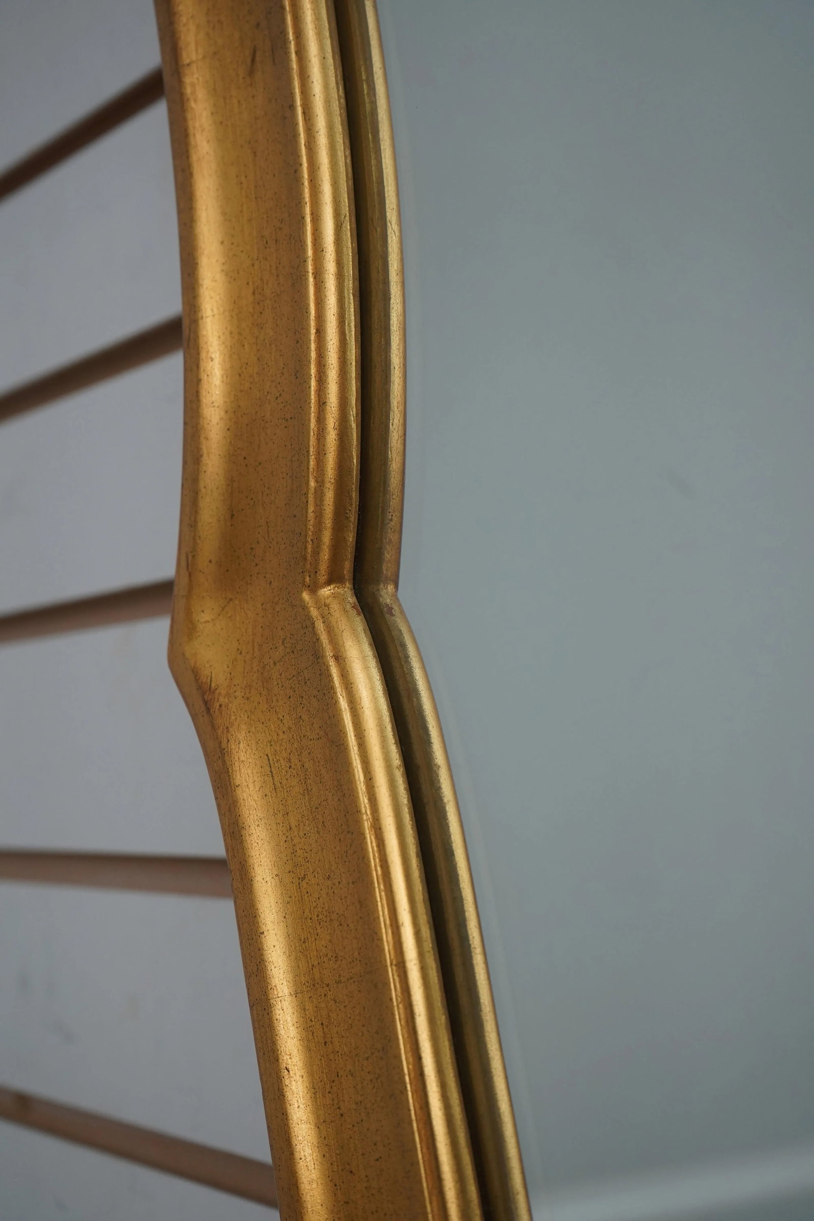 Carvers Guild Gold Frame Peacock Decorator Mirror - 7