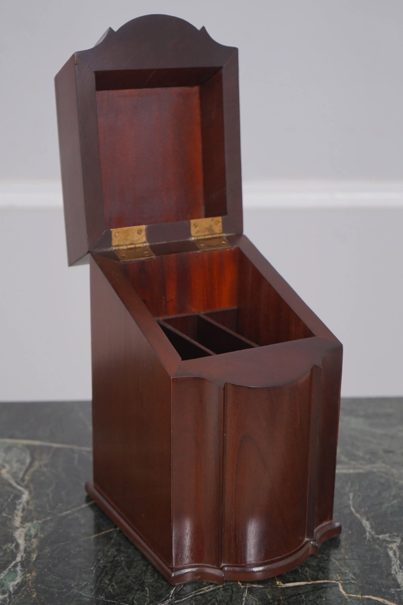 Pair Inlaid Mahogany Federal Style Letter or Knife Boxes - 3