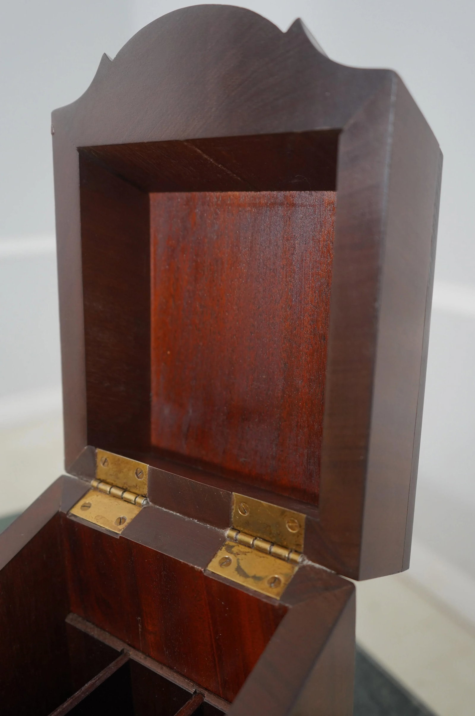 Pair Inlaid Mahogany Federal Style Letter or Knife Boxes - 4