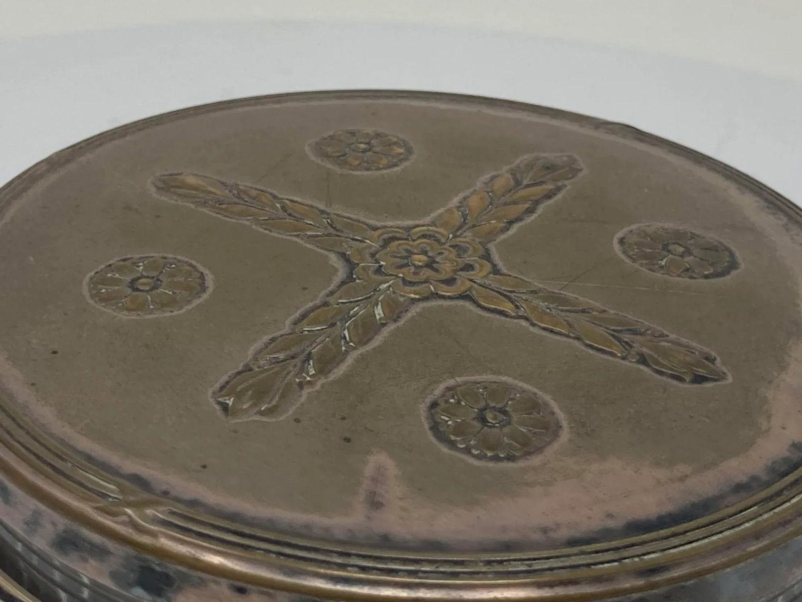 Wmf German Art Deco Round Silver Plated Box 1910s - 6