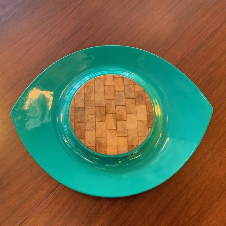 Jens Quistgaard for Dansk Aqua "Festival" Cutting Board Serving Tray - 2