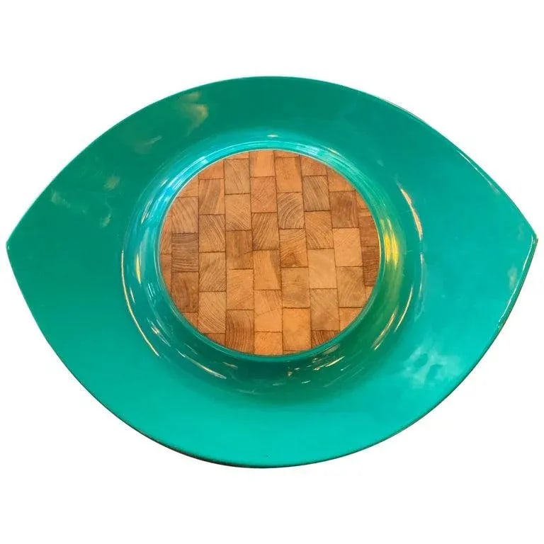 Jens Quistgaard for Dansk Aqua "Festival" Cutting Board Serving Tray - 7