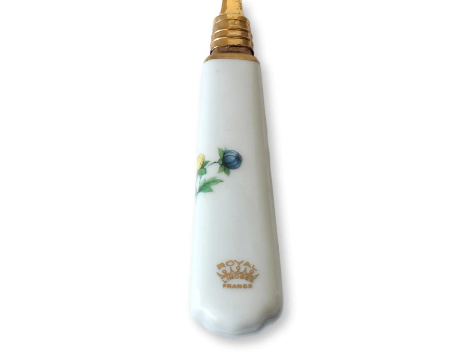 Limoges Gilded Porcelain Handle Cake Server - 3