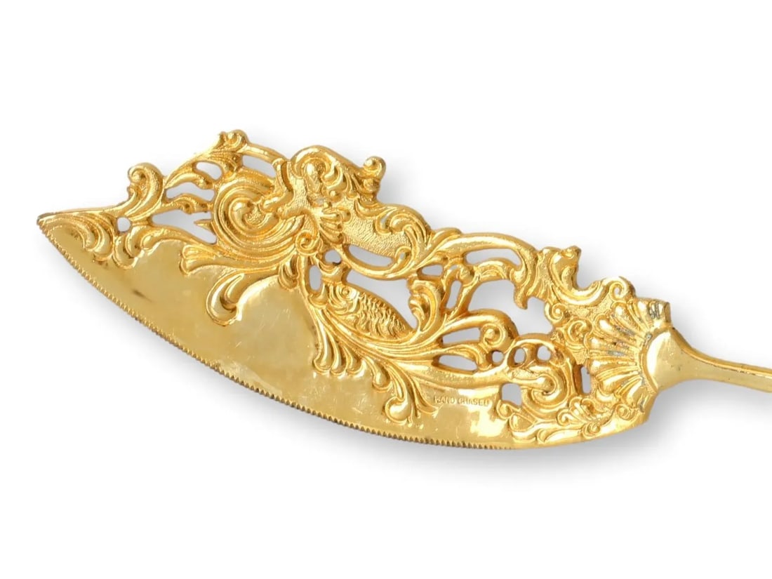 Limoges Gilded Porcelain Handle Cake Server - 4