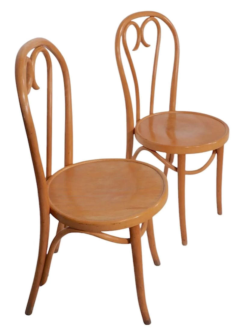 Pr. Cafe Bistro Style Dining Chairs Made in Romania After Thonet - 4