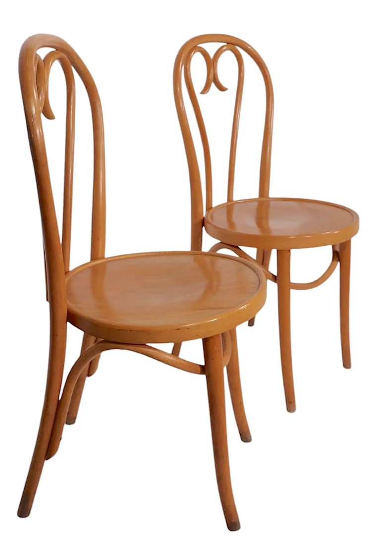 Pr. Cafe Bistro Style Dining Chairs Made in Romania After Thonet - 6
