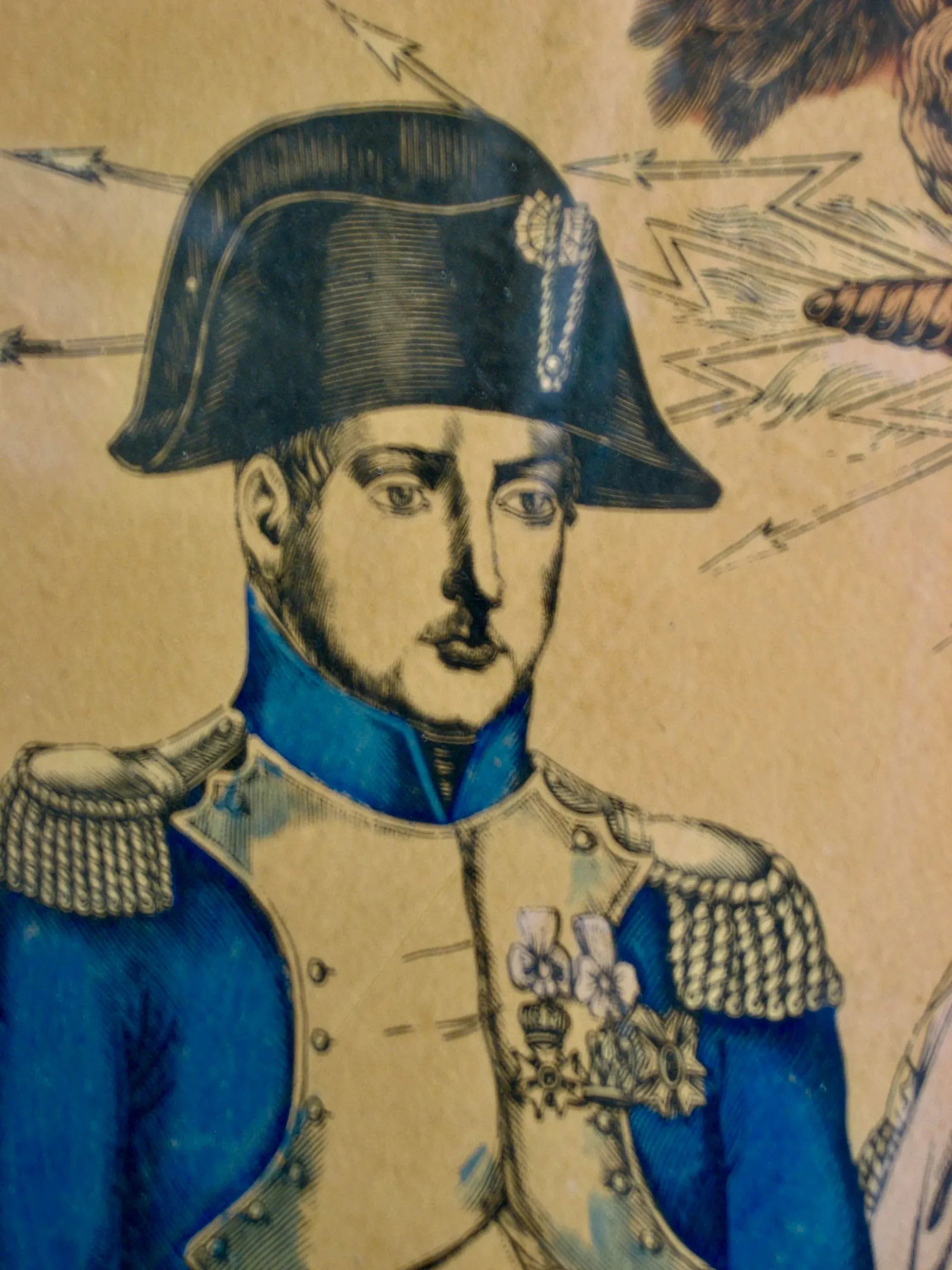 Early 20th Century Napoleon I and Son Print, Framed - 4
