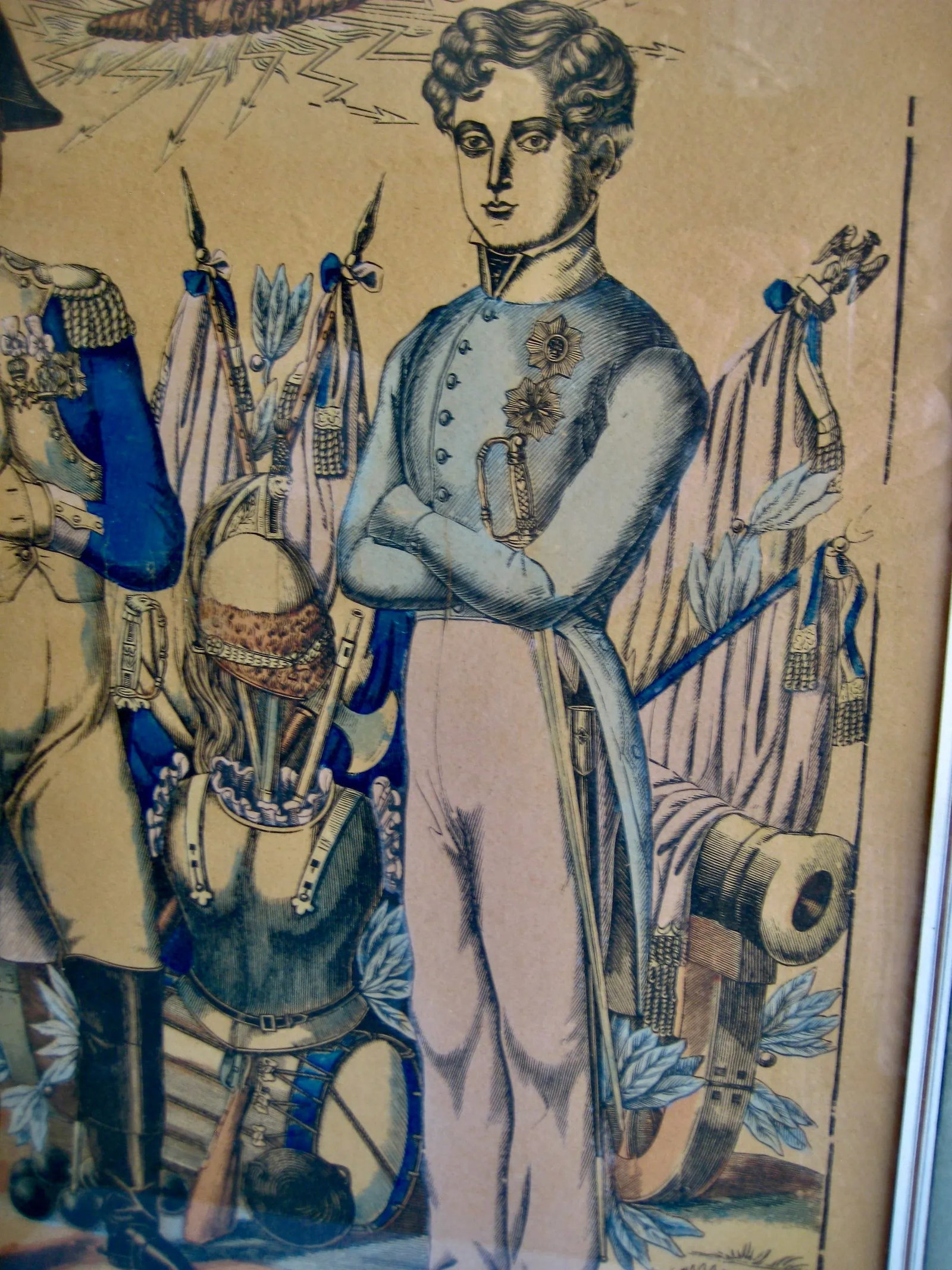 Early 20th Century Napoleon I and Son Print, Framed - 7