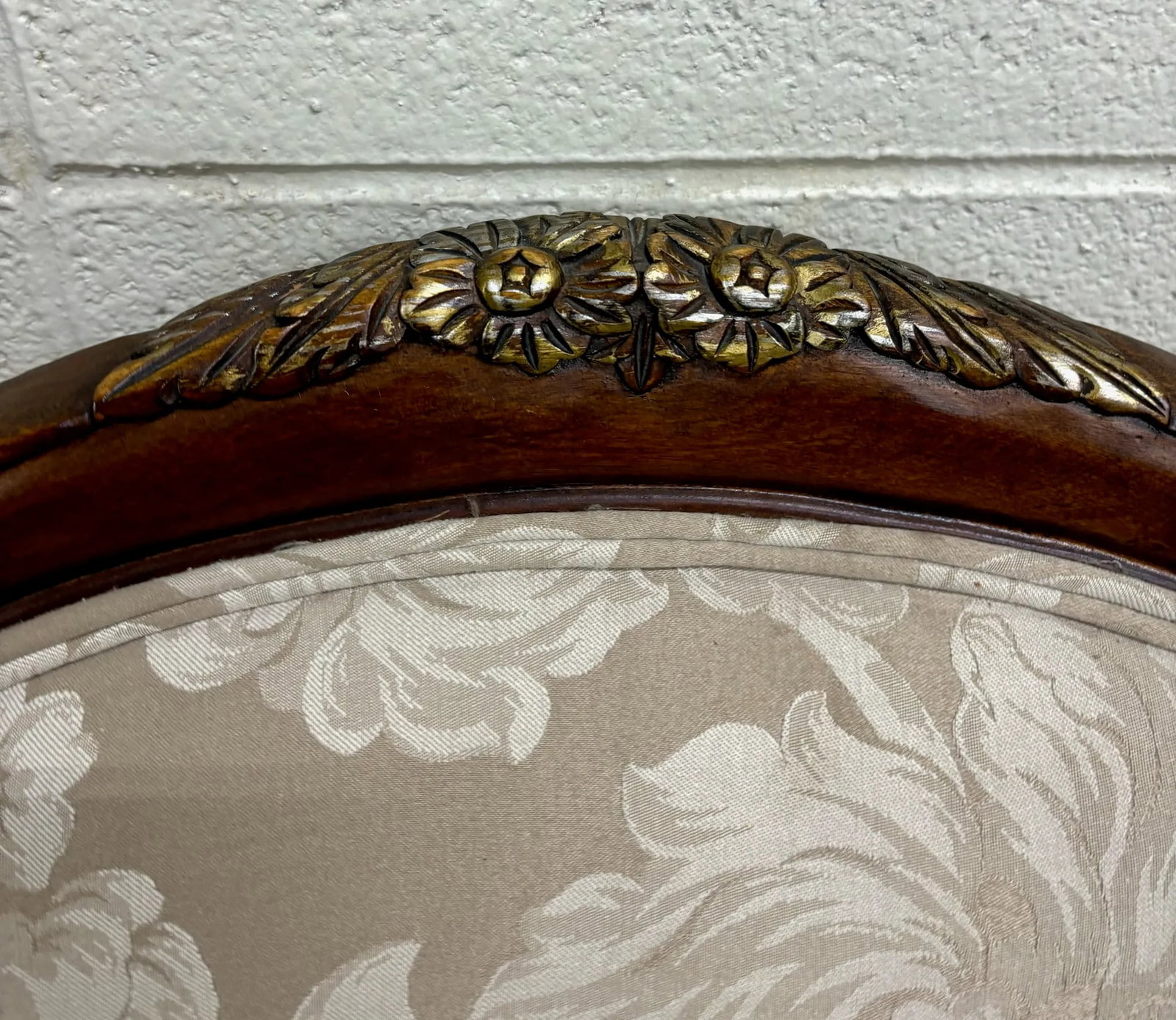 Vintage Dongguan French Louis XVI Style Armchairs or Bergere Chairs - Pair - 3