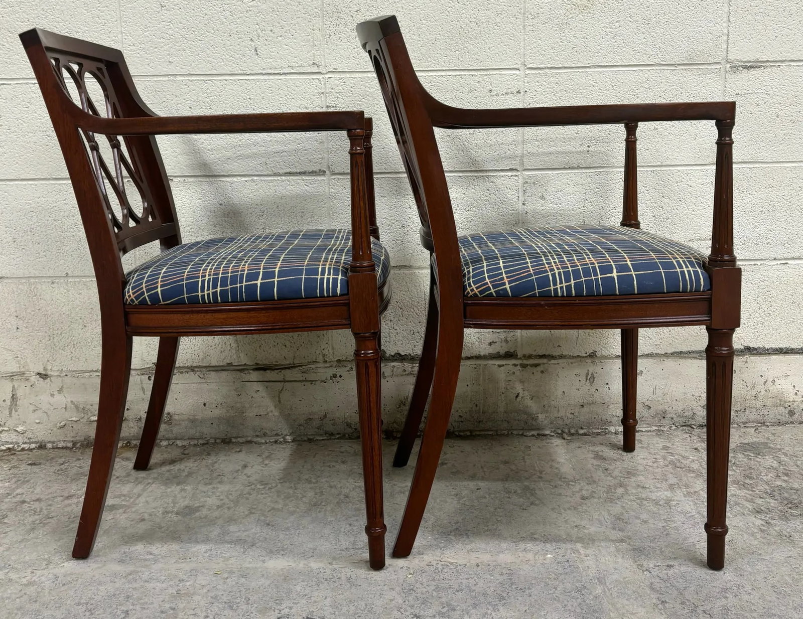 Vintage Regency Style Lady Emily Dining Armchairs - Pair - 2