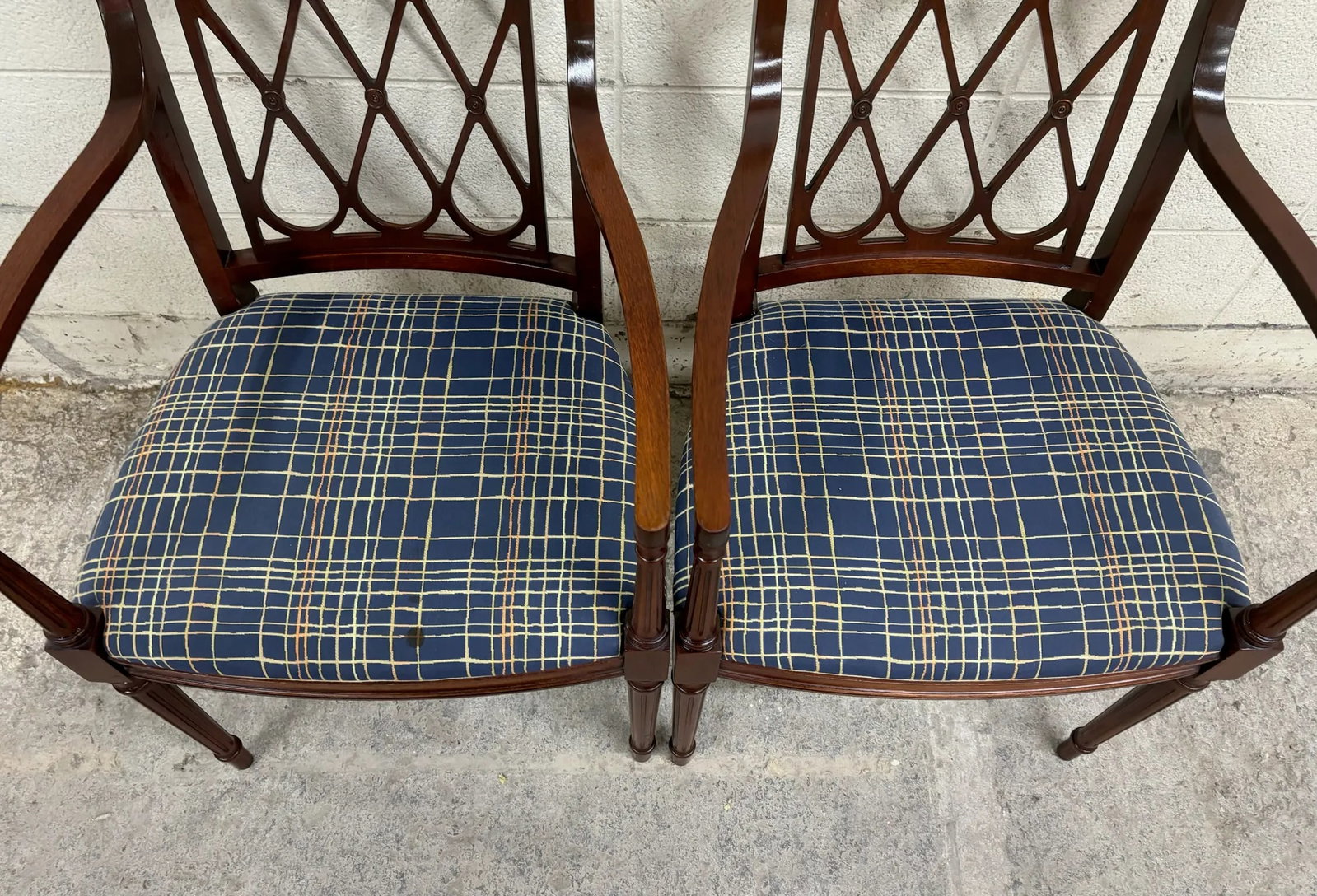 Vintage Regency Style Lady Emily Dining Armchairs - Pair - 5