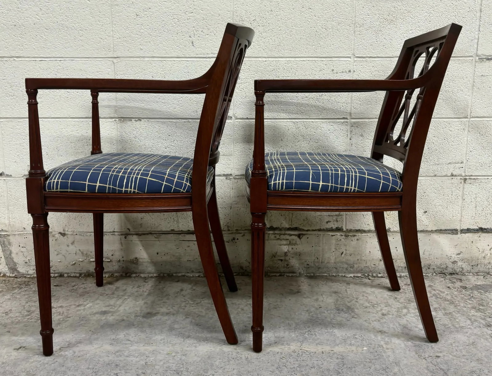 Vintage Regency Style Lady Emily Dining Armchairs - Pair - 6