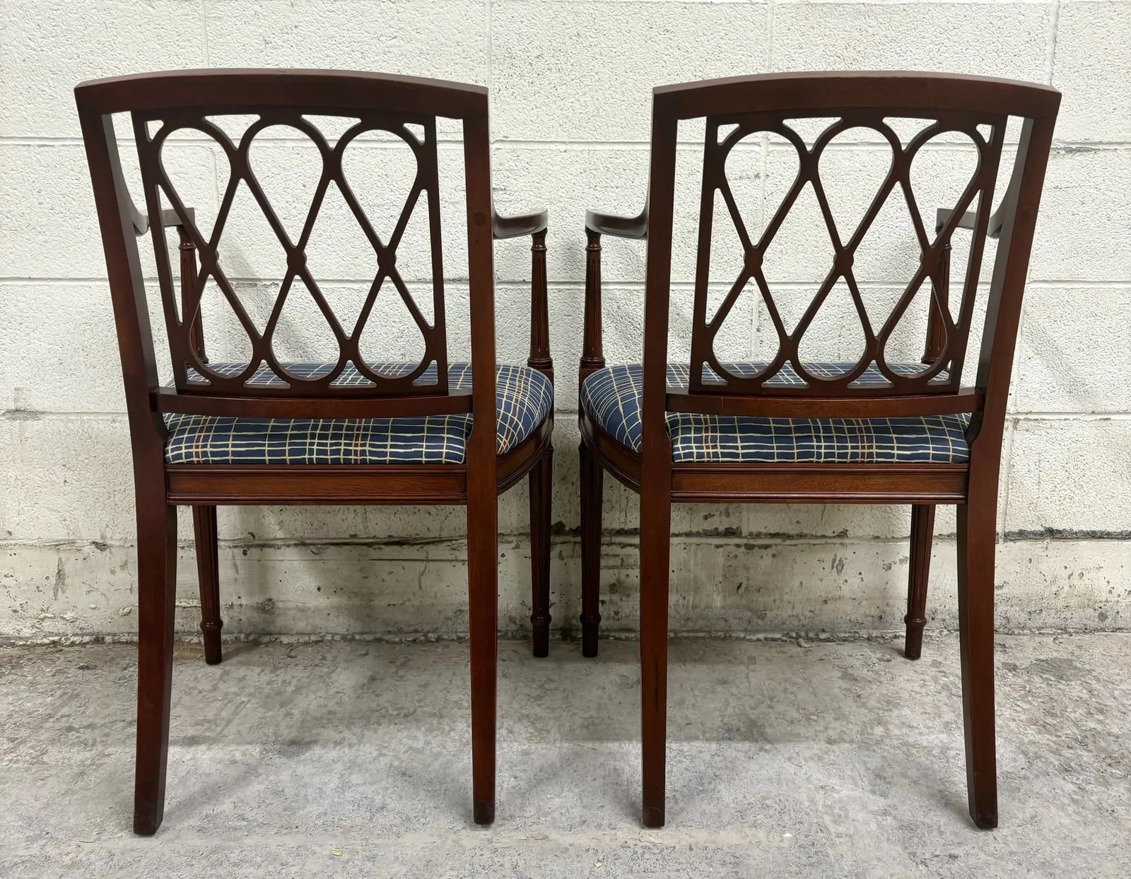 Vintage Regency Style Lady Emily Dining Armchairs - Pair - 7