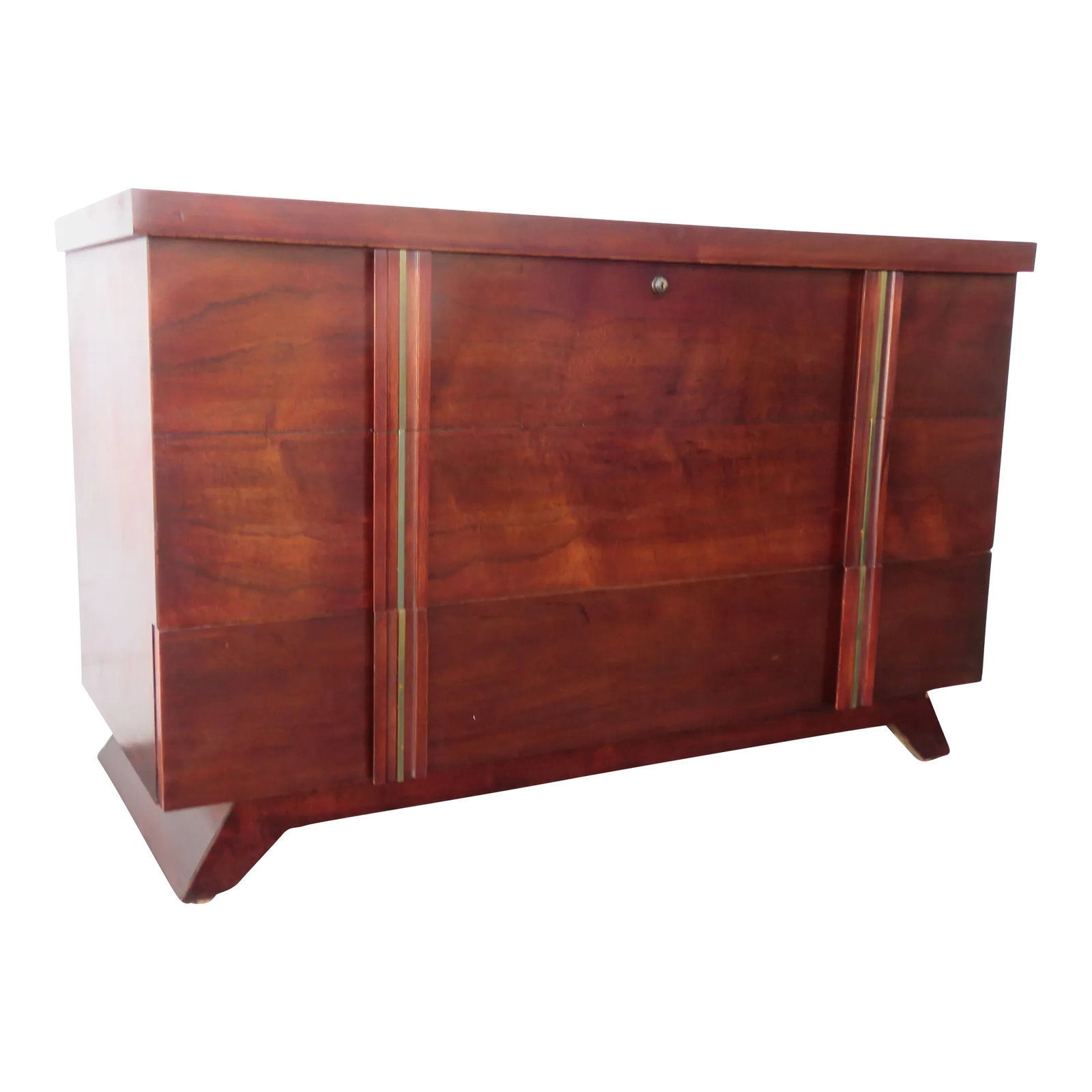 Mid 20th Century Lane Cedar Chest Blanket Trunk Window Bench With a Drawer (1 of 12)