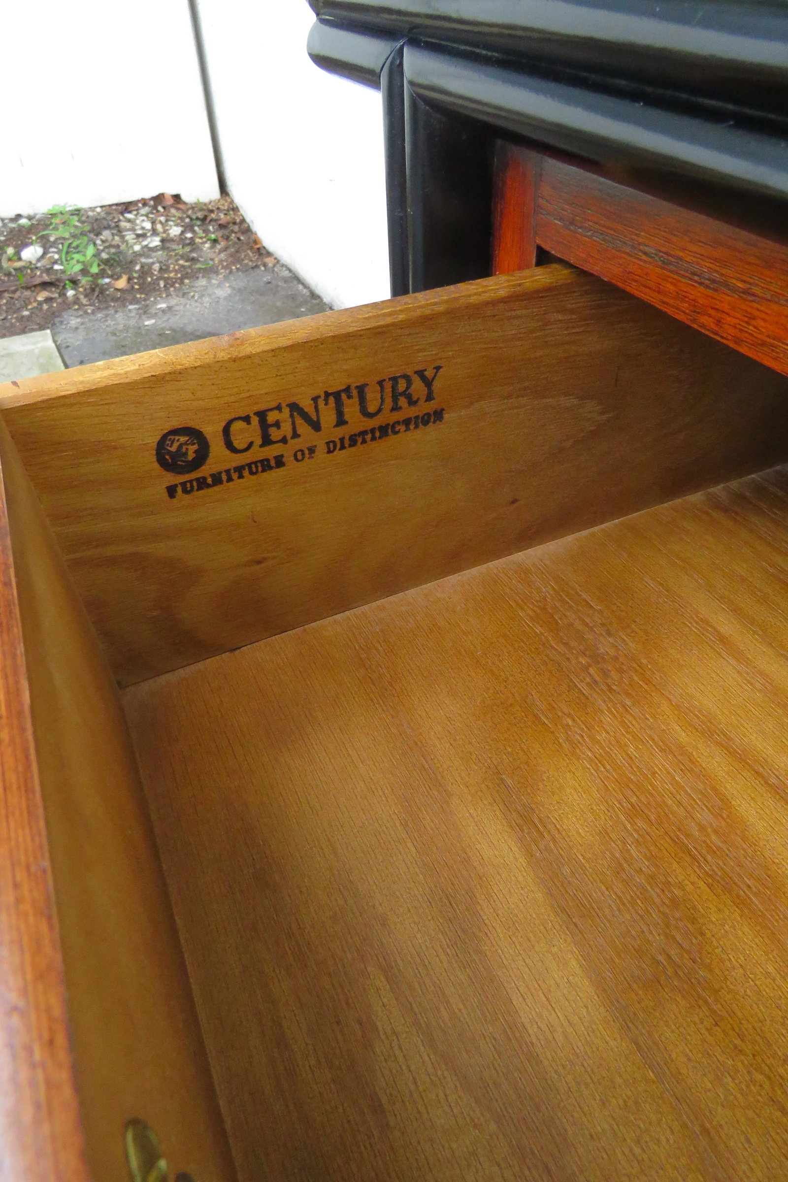 Century Hollywood Regency Sideboard Buffet Tv Media Entry Console - 6