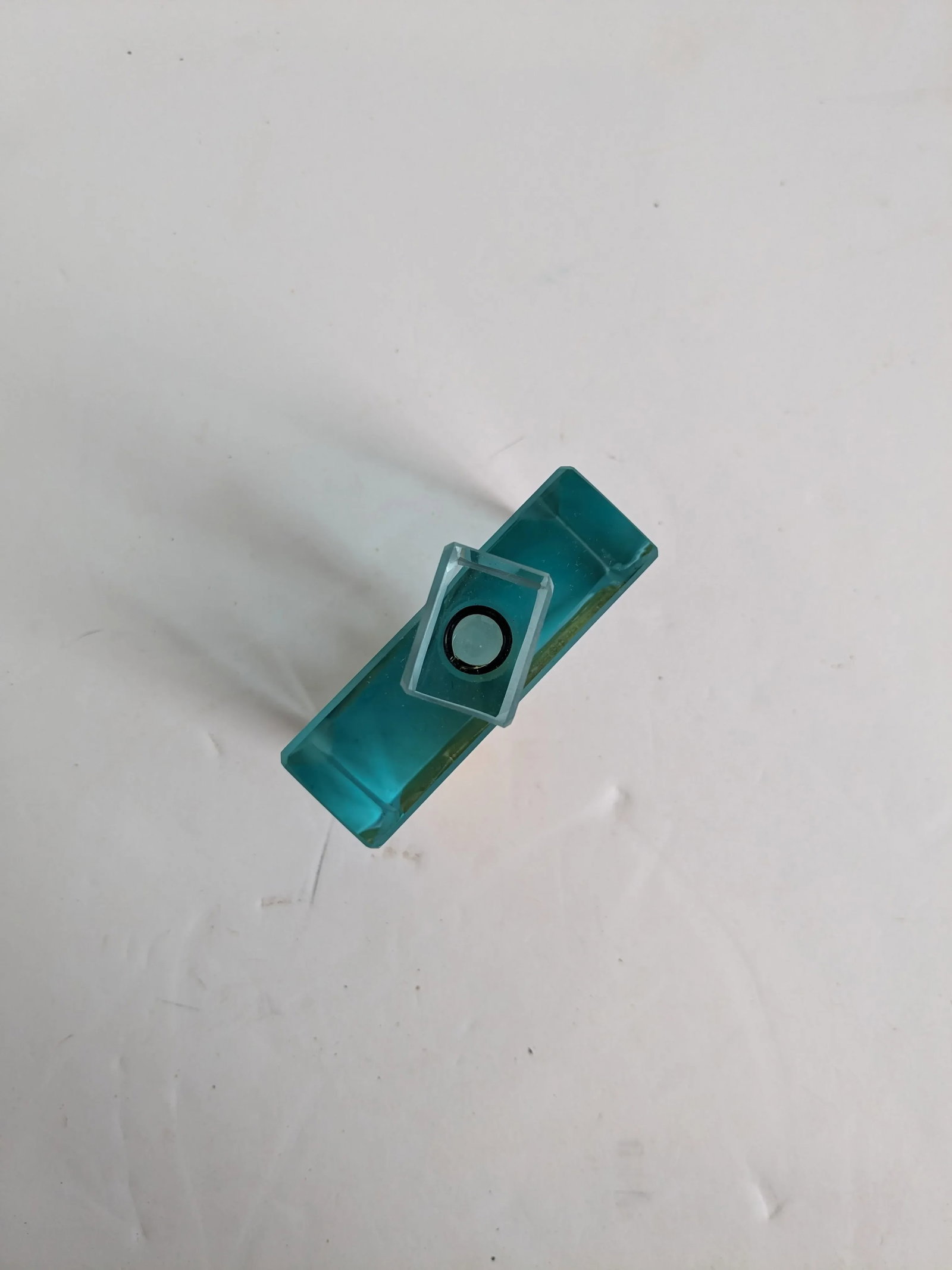 Mid 20th Century Felt Glass-Jeffrey M. Andrews Cold Cut Glass Perfume Bottle - 9