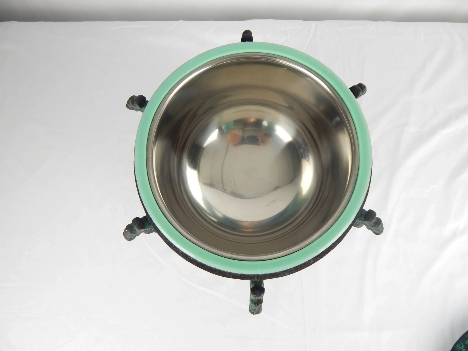 James Mont-Style Archaic Asian Inspired Midcentury Ice Bucket - 5