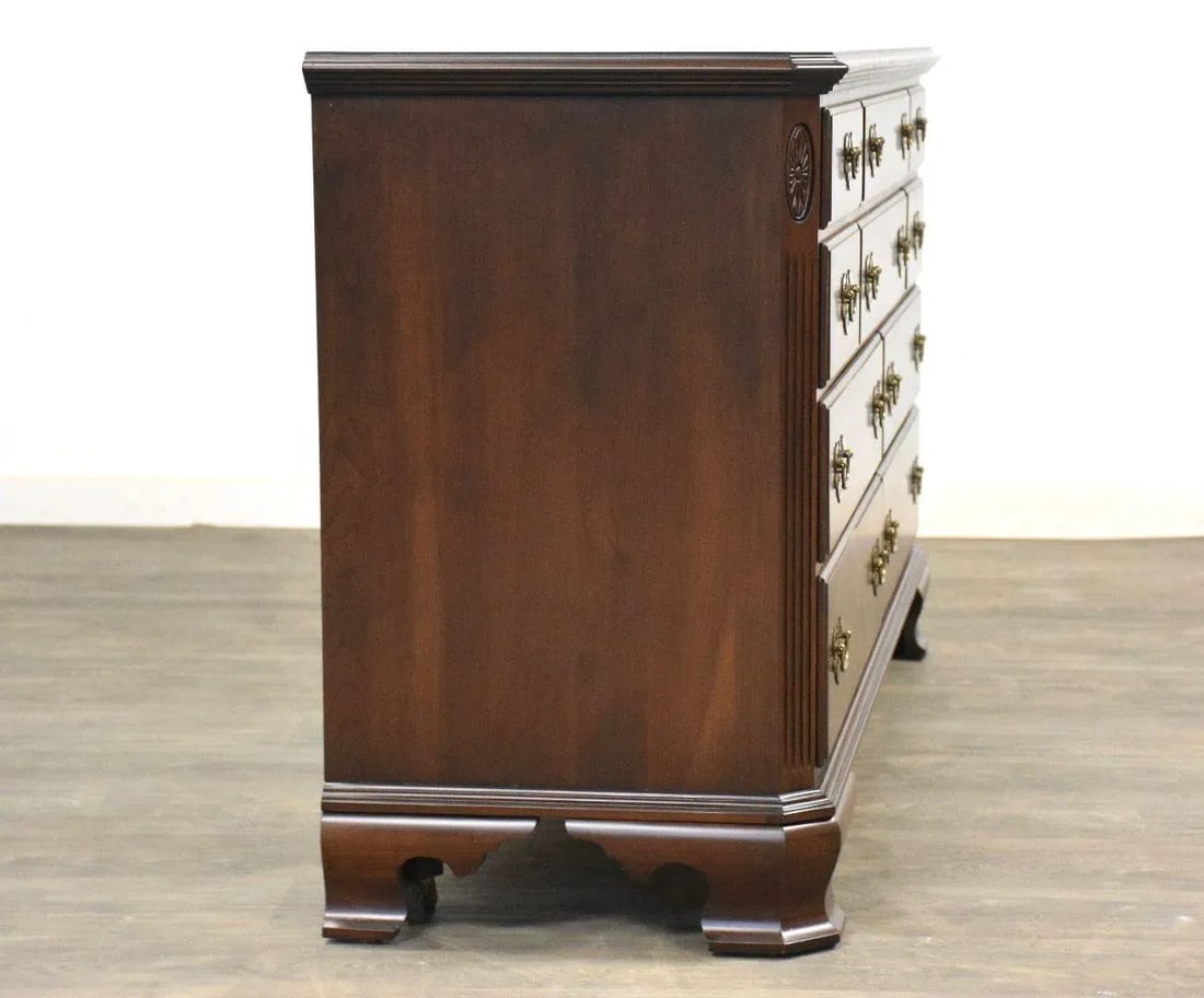 1960s Ethan Allen Georginian Court Cherry Dresser - 2