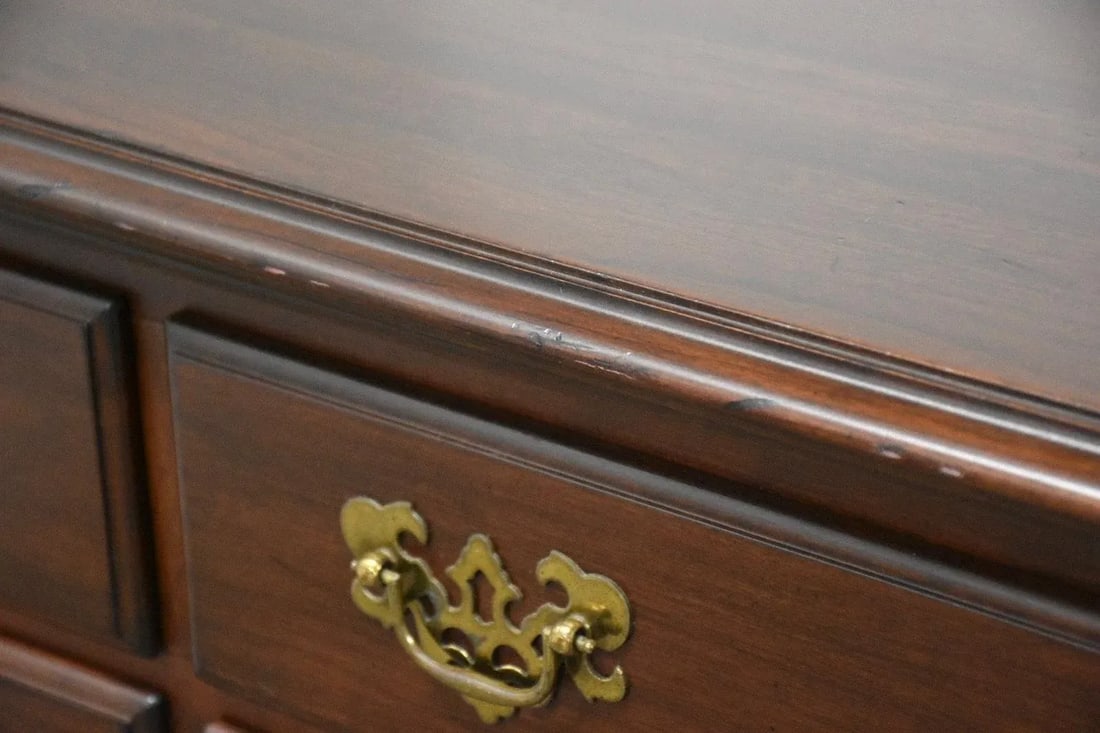 1960s Ethan Allen Georginian Court Cherry Dresser - 8