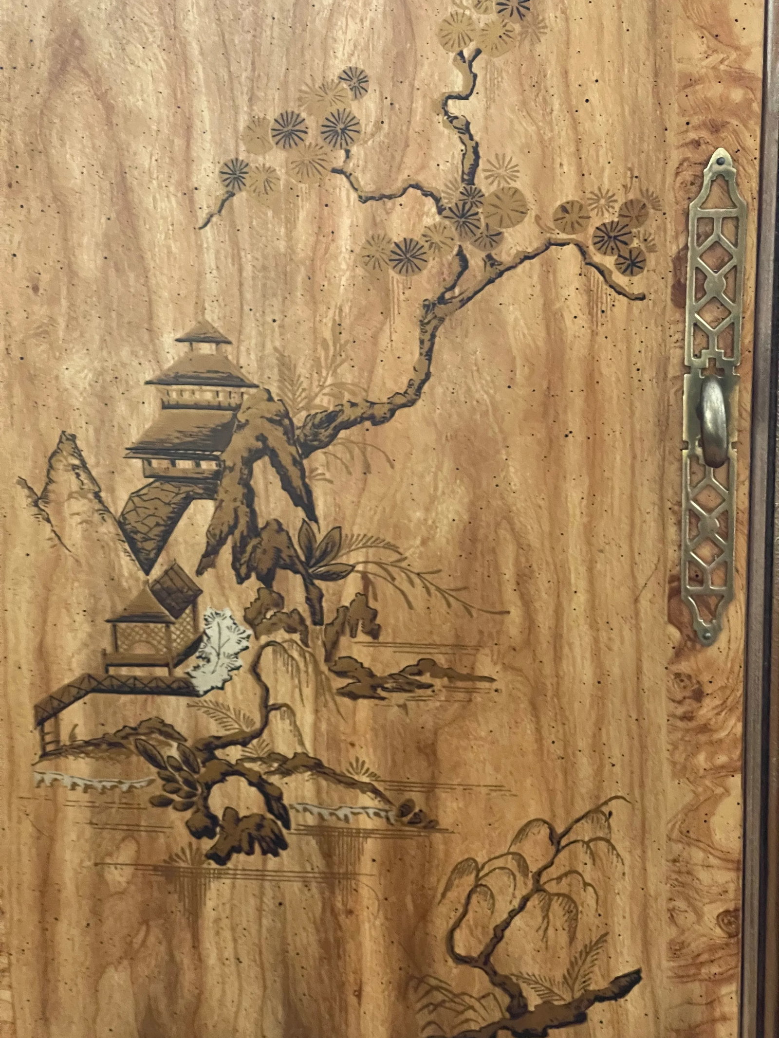 Fabulous 1970s Drexel Heritage Faux Bamboo Chinoiserie Chest - 6