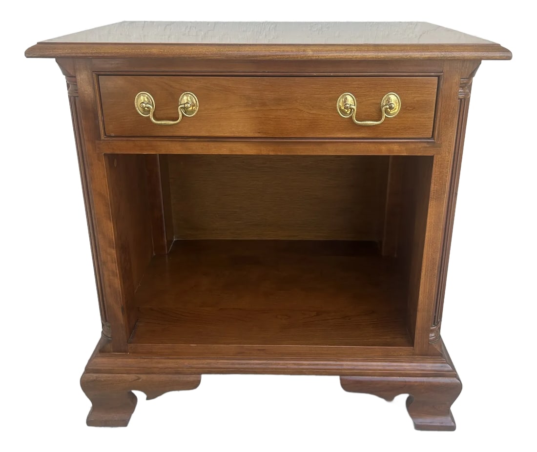 Stickley Brothers Solid Cherry Nightstand Sidetable (1 of 8)
