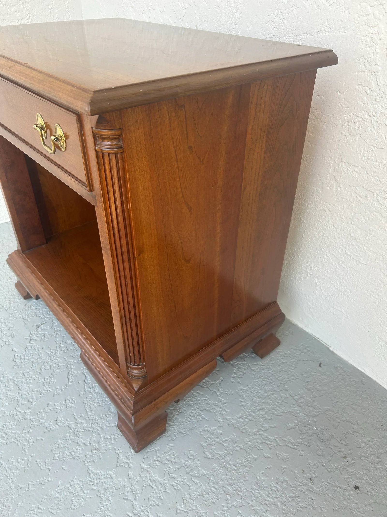 Stickley Brothers Solid Cherry Nightstand Sidetable - 3