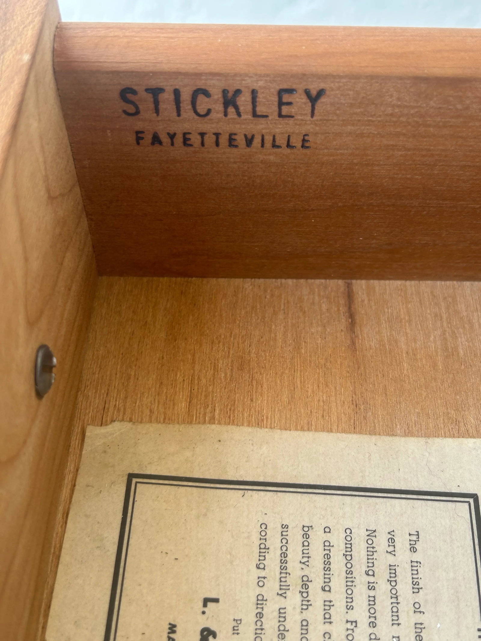 Stickley Brothers Solid Cherry Nightstand Sidetable - 7