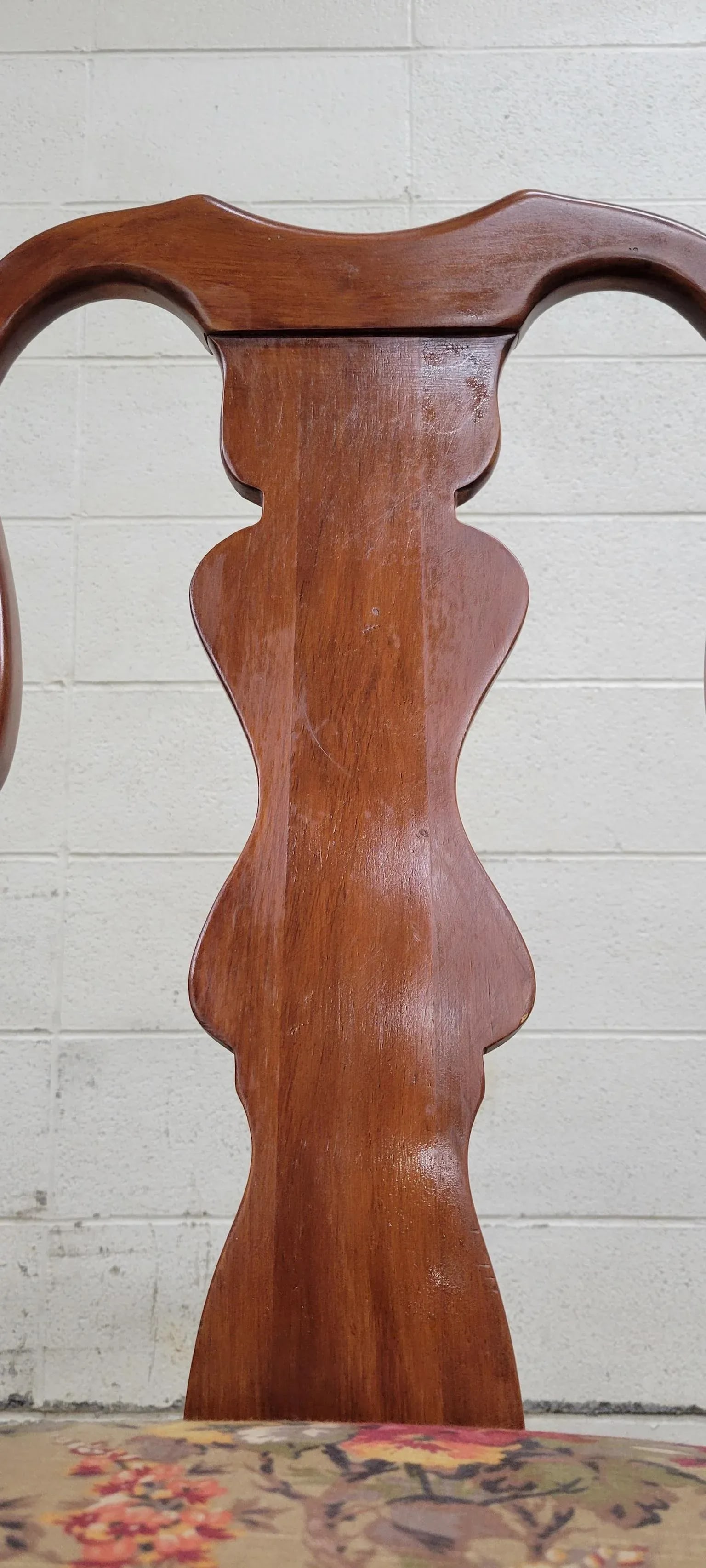 Vintage Lexington Furniture Industries Queen Anne Dining Arm Chairs - Pair - 4