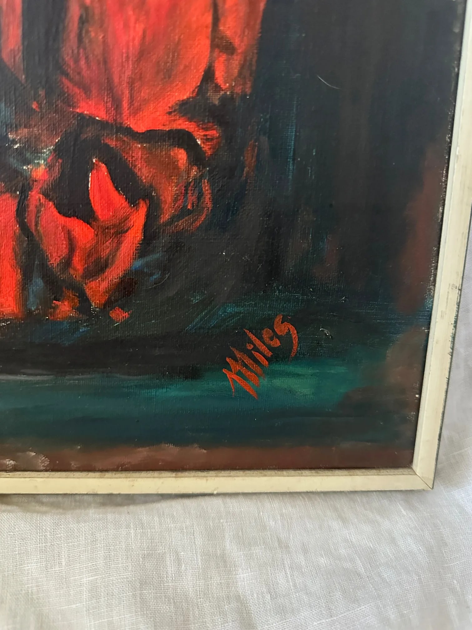 French Oil Painting "The Old King" - 2