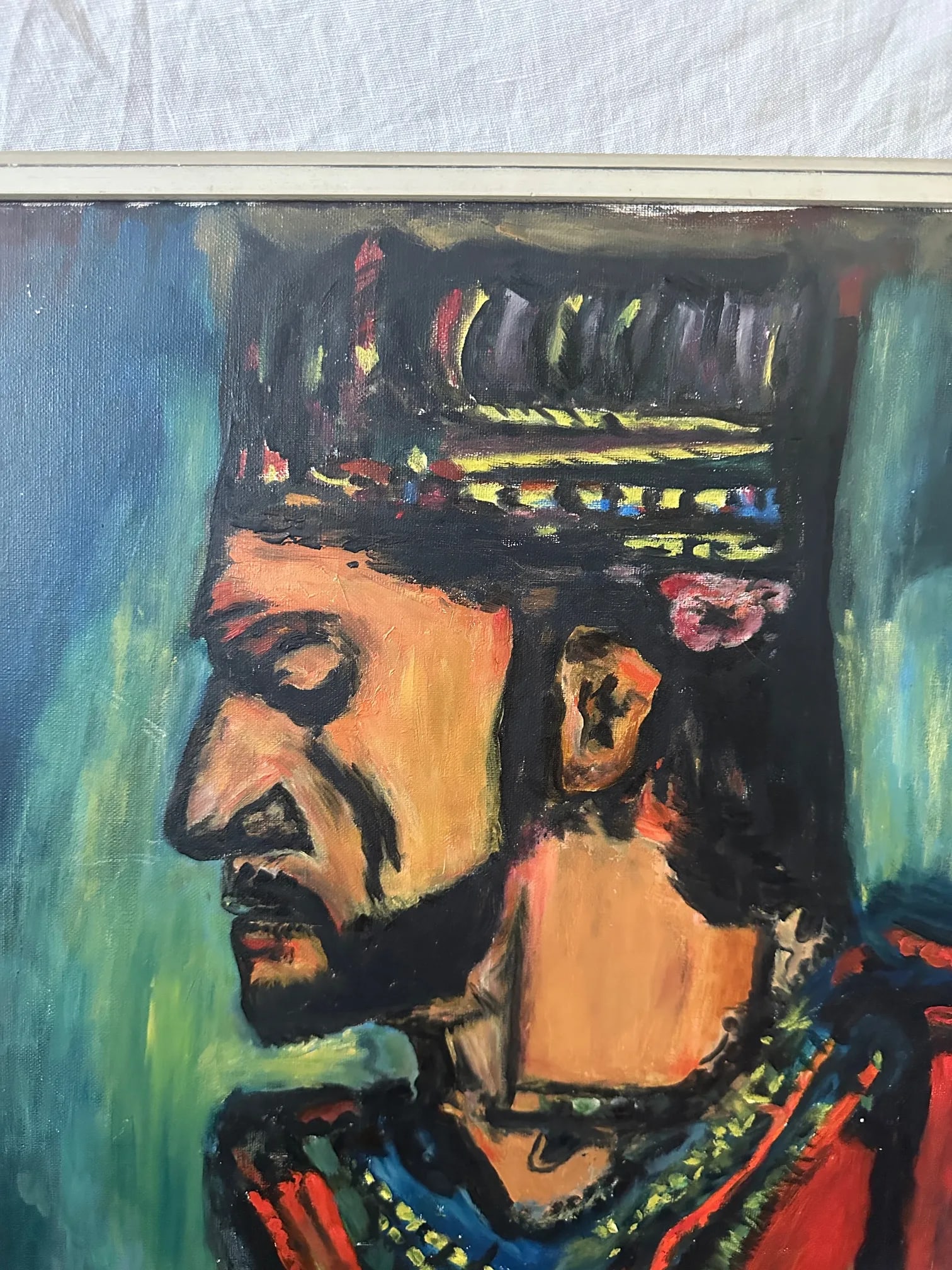 French Oil Painting "The Old King" - 3