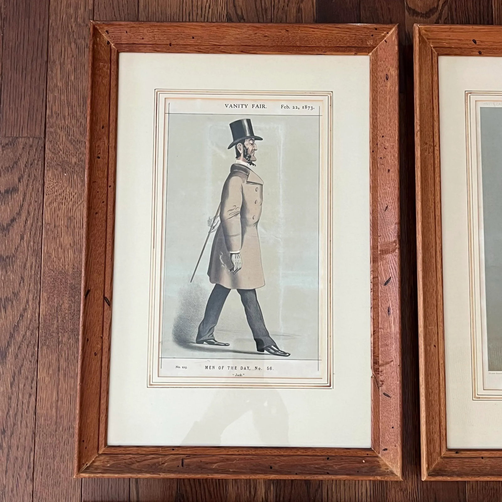 Late 19th Century British Society Magazine Vanity Fair Framed Chromolithograph Caricature Portraits - 3