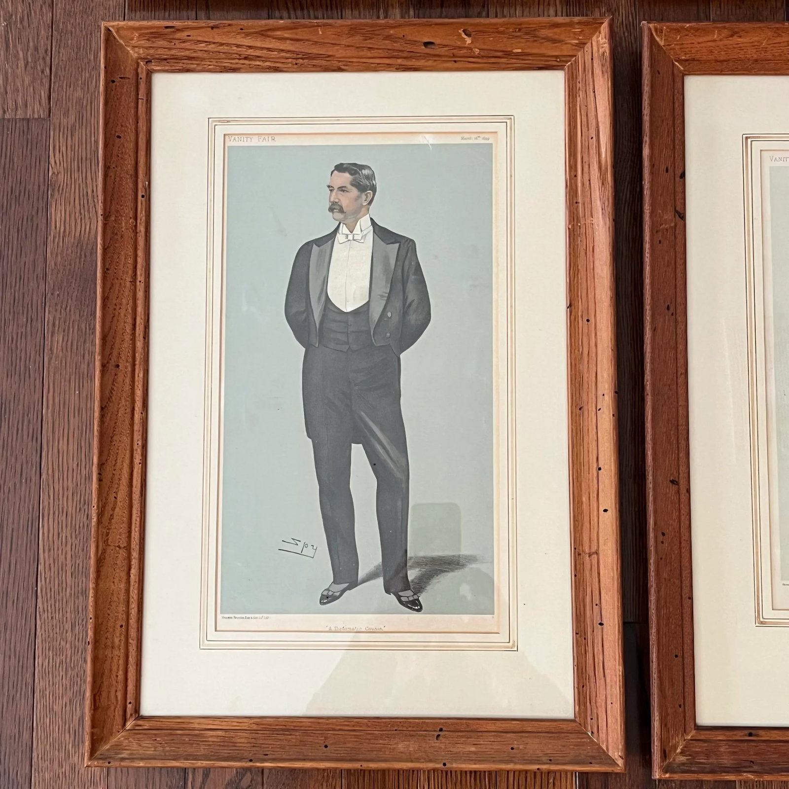 Late 19th Century British Society Magazine Vanity Fair Framed Chromolithograph Caricature Portraits - 6