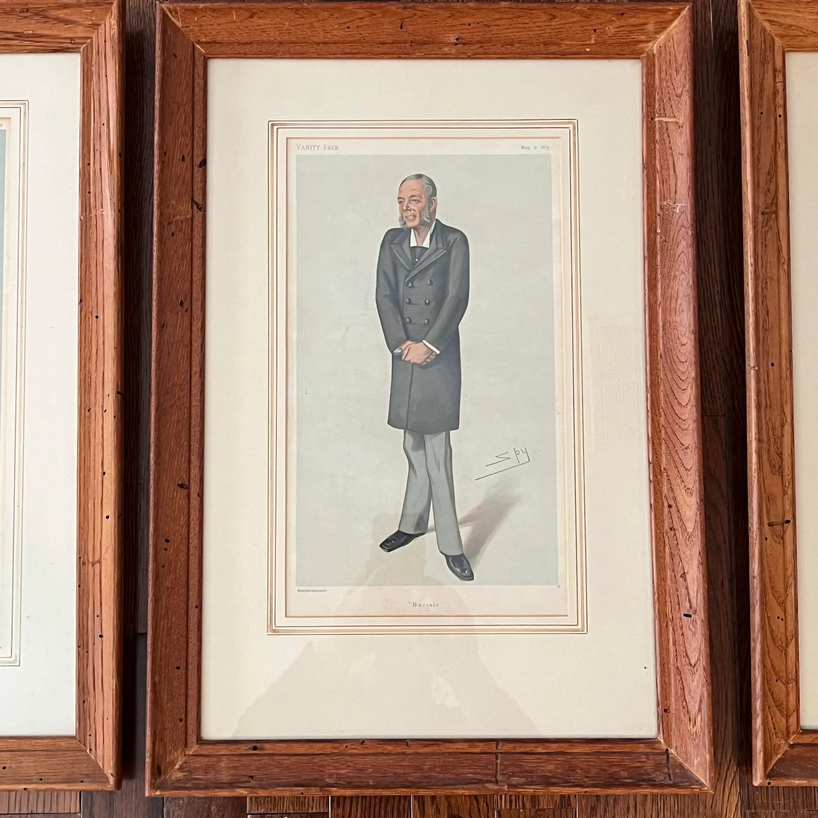 Late 19th Century British Society Magazine Vanity Fair Framed Chromolithograph Caricature Portraits - 7
