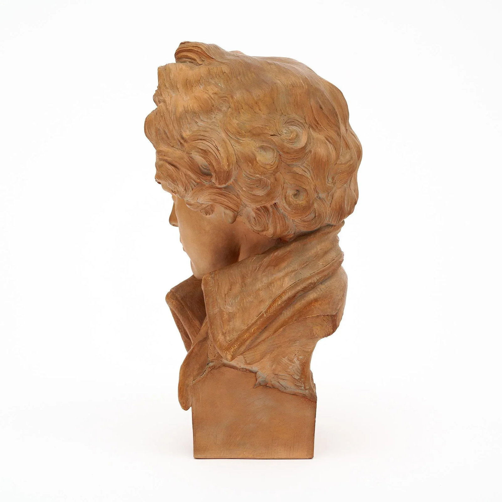 Antique Terracotta Bust of Beethoven - 2