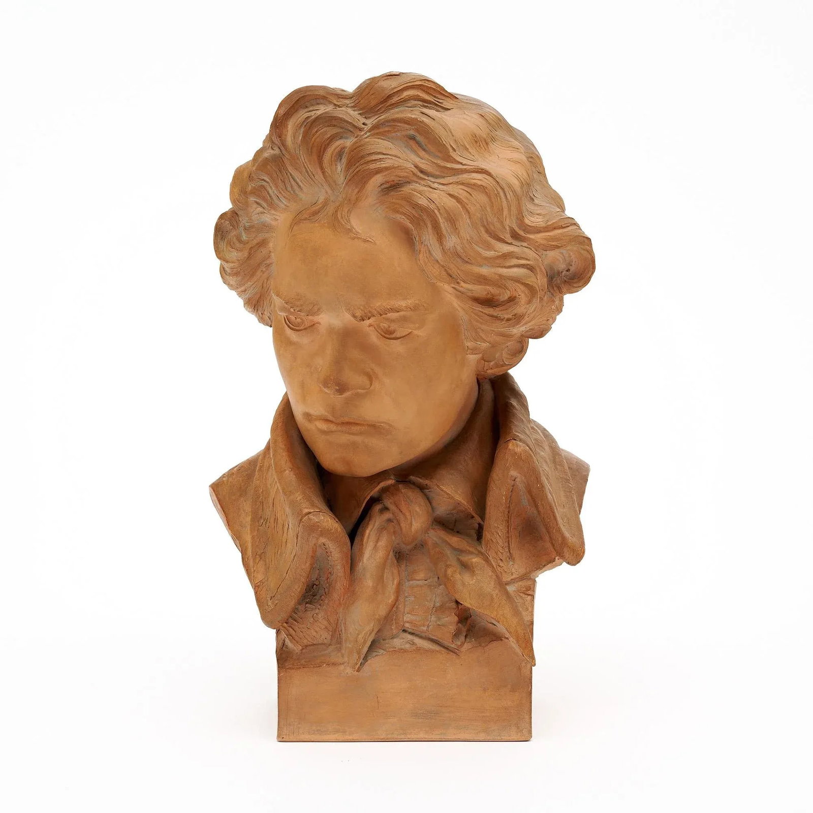 Antique Terracotta Bust of Beethoven - 3