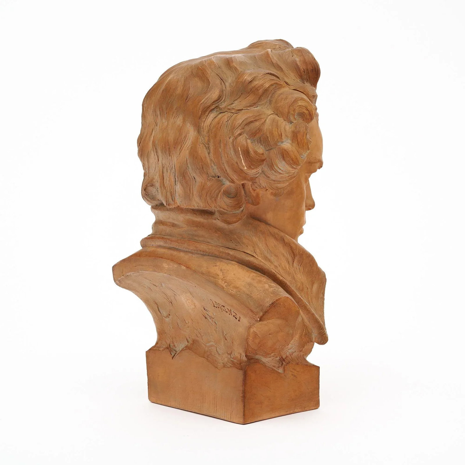 Antique Terracotta Bust of Beethoven - 5