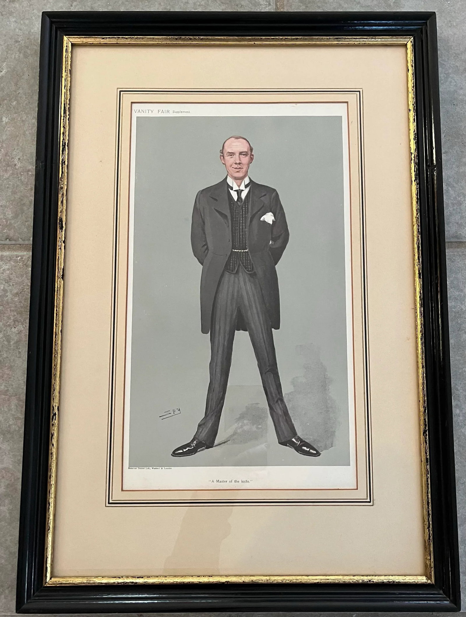 Late 19th Century British Society Magazine Vanity Fair Framed Chromolithograph Caricature Portraits - 5
