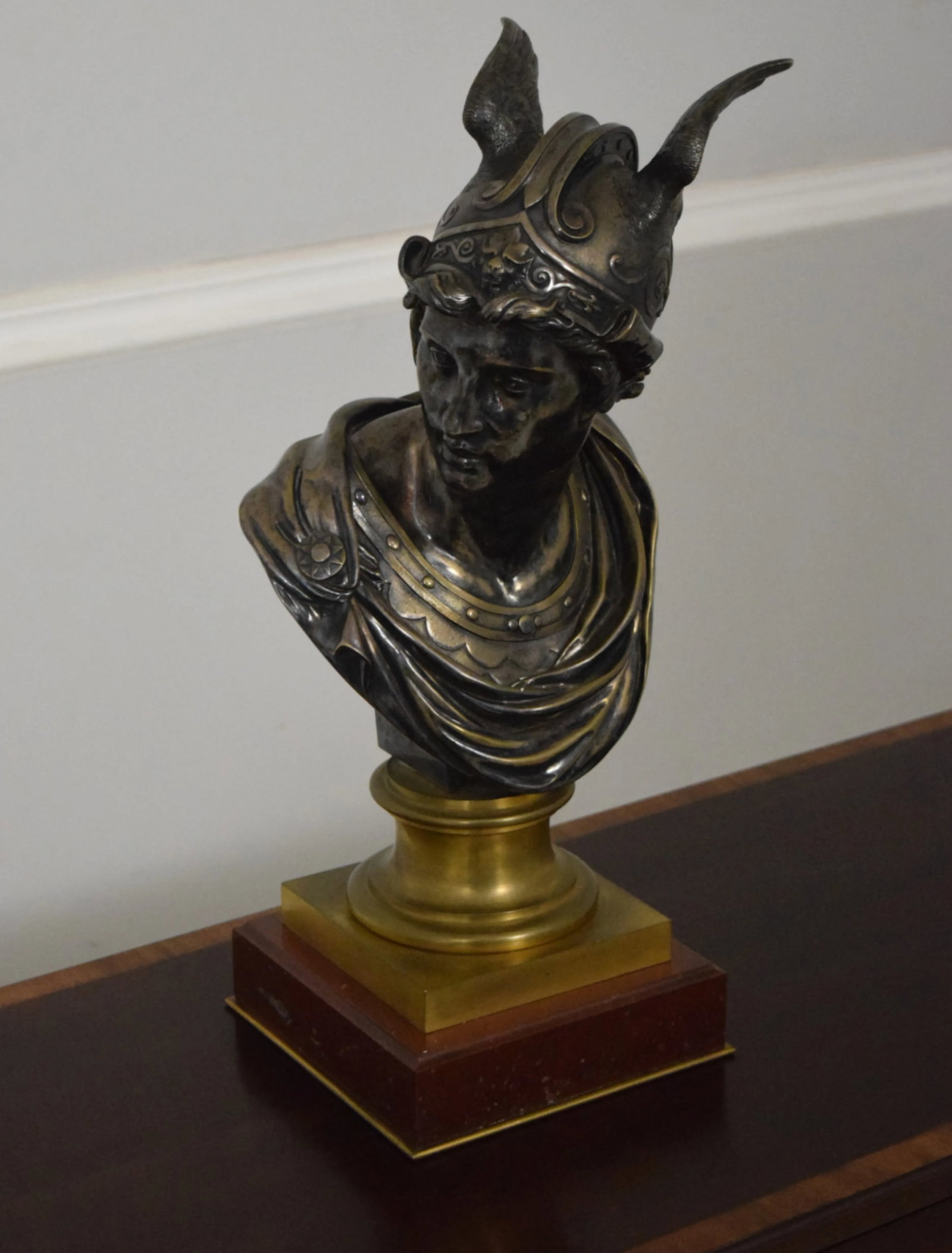Quality Auguste Moreau French Bronze Statue of Hermes - 2