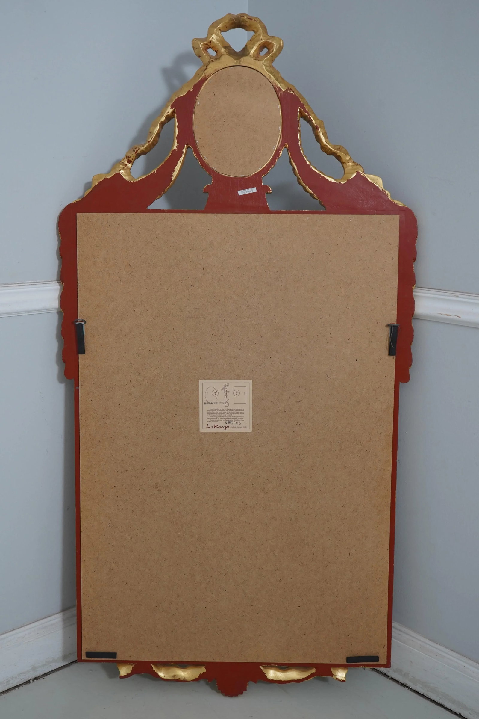 Labarge Lm-0466 Gold Frame Decorator Mirror - 11